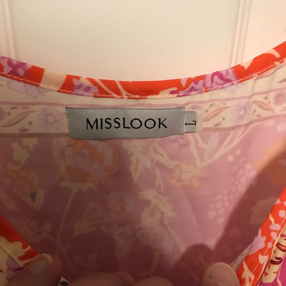 MISSLOOK: Good Condition multicolored maxi dress - Picture 10 of 12